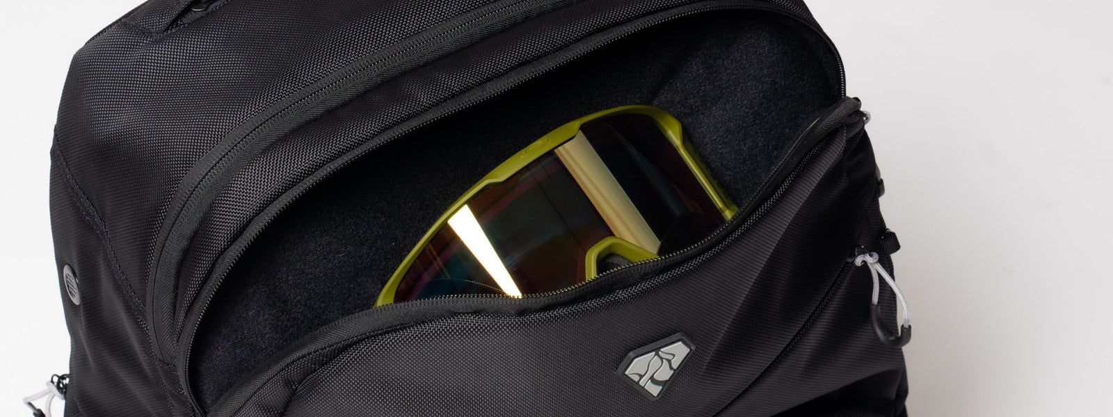 Padded goggle pocket